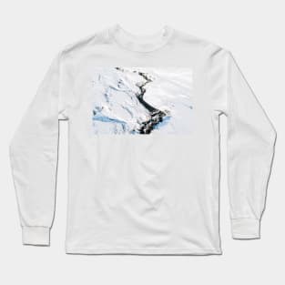 River in winter in Iceland - Landscape Photography Long Sleeve T-Shirt